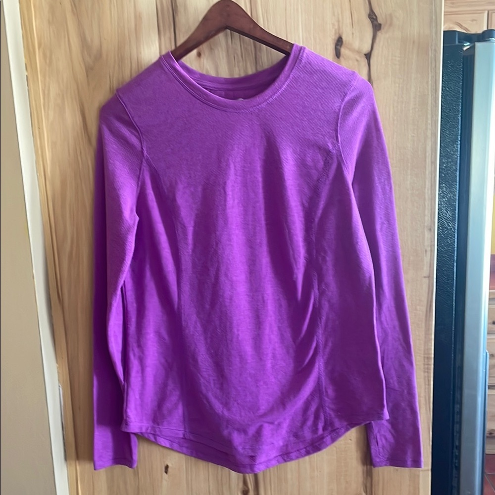 Avia Athletic Purple Long Sleeve‎ Shirt Sz Sm